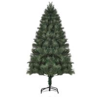 HOMCOM 180 cm Weihnachtsbaum Künstlich Dichte Zweige für Weihnachtsfest