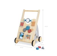 Pinolino Titus Holz-Lauflernhilfe – Mit Spielmöglichkeiten & Bremssystem