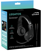 LEGATOS Stereo Gaming Headset - for PC/PS5/PS4/Xbox Series X/S/Switch/OLED/Lite, black