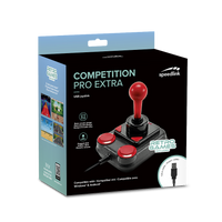 COMPETITION PRO EXTRA USB Joystick, black-red