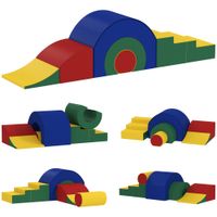 Schaumstoff Bausteine Kinder 5 tlg. Klettern Softbausteine Riesenbausteine Bunt