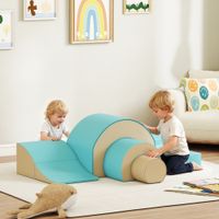 Schaumstoff Bausteine Kinder 5 tlg. Klettern Softbausteine Riesenbausteine Grün