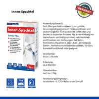 baufan Innenspachtel 2er set