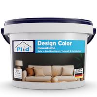 Plid® Design Innenfarbe Basaltgrau 2.5L für ca. 18m², Matte Wand Design-Colour "Ruhe in Grau"