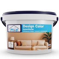 Plid® Design Innenfarbe Beige 2.5L, Design-Colour Kaffegenuss – Matte Wandfarbe für ca. 18 m²