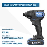 Akku-Schlagbohrschrauber + Schlagschrauber 20V Werkzeugset S01-T2B