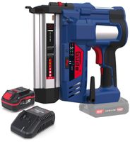 Güde Akku Klammergerät u. Nagler KN 18-0 inklusive Ladegerät &  Akkupack Starter-Kit Set