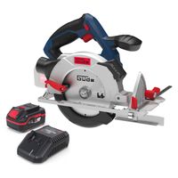 Güde Akku Kreissäge KS 18-0 inklusive Ladegerät &  Akkupack Starter-Kit Set