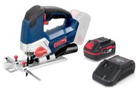 Güde Akku Stichsäge STS 18-0 inklusive Ladegerät &  Akkupack Starter-Kit Set