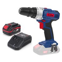 Güde Akku Bohrschrauber BS 18-0 II inklusive Ladegerät &  Akkupack Starter-Kit Set