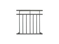 Balkongeländer 90 x 100 cm, Edelstahl