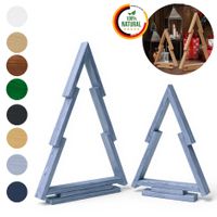 2er-Set Grau Weihnachtsdeko - für Innen und Außen Deko Weihnachtsbaum