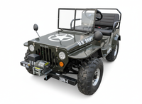 HILLBIL XTR Elektro Kinderauto bis 40 km/h regelbar mit Anhängekupplung, Alufelgen und Seilwinde