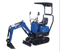 Mini-Bagger EXC815, inkl. Baggerdach