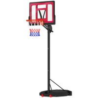 Kinder Basketballkorb, Höhenverstellbarer 200-260 cm Outdoor für Kinder ab 6