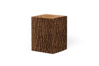 Sitzhocker aus Wellpappe mit Digitaldruck, ca. 33 x 44 x 33 cm - Holzstamm