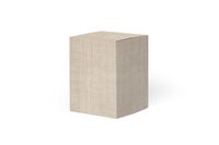 Sitzhocker aus Wellpappe mit Digitaldruck, ca. 33 x 44 x 33 cm - Jute