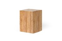 Sitzhocker aus Wellpappe mit Digitaldruck, ca. 33 x 44 x 33 cm - Holz