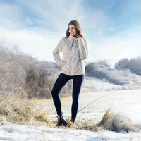 Sherpa-Fleece Jacke für Damen