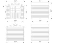 Gartenhaus Nora 5,0 m²