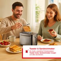 Sandwich Toaster (Typ 8003) Sandwichmaker und Toaster in einem