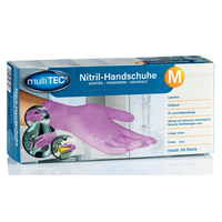 Nitril-Einweghandschuhe, Rosa, Größe M - 400er-Pack