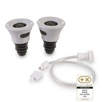 Vakuum-Weinflaschenverschluss (2er) weiss/schwarz