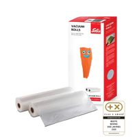 Solis Vakuumierfolien 2 Rollen 30x600 cm transparent