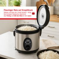 Solis Rice Cooker Compact (Typ 821) Reiskocher mit Warmhaltefunktion