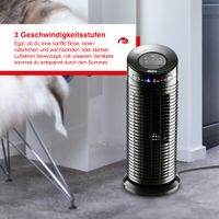 Solis TOWER (Typ 749) schwarz Langlebiger Standventilator mit Oszillation