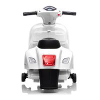 Vespa Kinder Elektrofahrzeug weiß, Elektro Motorrad für Kinder ab 18 Monate