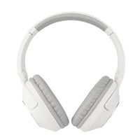 Drahtlose Kopfhörer "Tela" mit Mikrofon, faltbar Line-In, Volume-Control, kompaktes Design, weiß