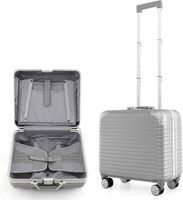 16” Handgepäck, 34L Rollkoffer mit Laptopfach &amp; Spinnerrädern