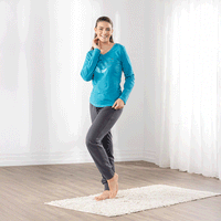 Pyjama-Set "Metallic" für Damen