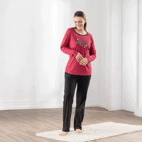 Pyjama-Set "Metallic" für Damen