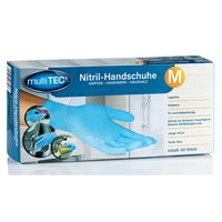 Nitril-Einweghandschuhe, Blau, Größe M - 400er-Pack