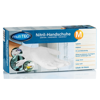 Nitril-Einweghandschuhe, Weiß, Größe M - 400er-Pack