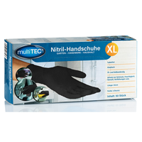 Nitril-Einweghandschuhe, Schwarz, Größe XL - 200er-Pack
