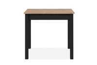 Capri Esstisch groß, ca. 110 x 76 x 67 cm - Schwarz/Artisan Eiche