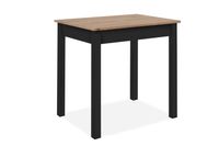 Capri Esstisch groß, ca. 110 x 76 x 67 cm - Schwarz/Artisan Eiche