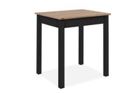 Capri Esstisch mittel, ca. 90 x 76 x 67 cm - Schwarz/Artisan Eiche
