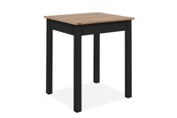 Capri Esstisch klein, ca. 60 x 76 x 67 cm klein - Schwarz / Artisan Eiche