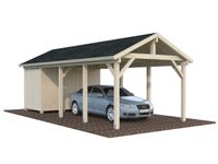Palmako Carport Ruben 23,1 m² mit Geräteraum