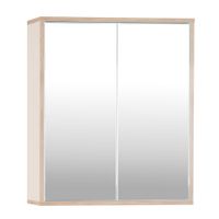 Spiegelschrank MORENA mit 2 Türen, cashmere/Eiche