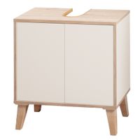 Waschbeckenunterschrank MORENA mit 2 Türen, Cashemere/Eiche