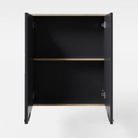 Spiegelschrank MORENA mit 2 Türen, Grau/Eiche