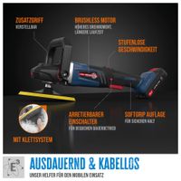 Güde Akku Poliermaschine PM 18-0 BL inklusive Ladegerät & Akkupack Starter-Kit LGAP