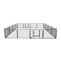 HOME DELUXE Welpenauslauf BARKI 80 x 80 cm / 16-teilig