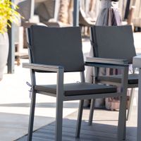 HOME DELUXE Sitzkissen MADERA  6 x Sitzkissen