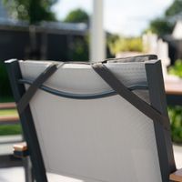 HOME DELUXE Sitzkissen MADERA  6 x Sitzkissen